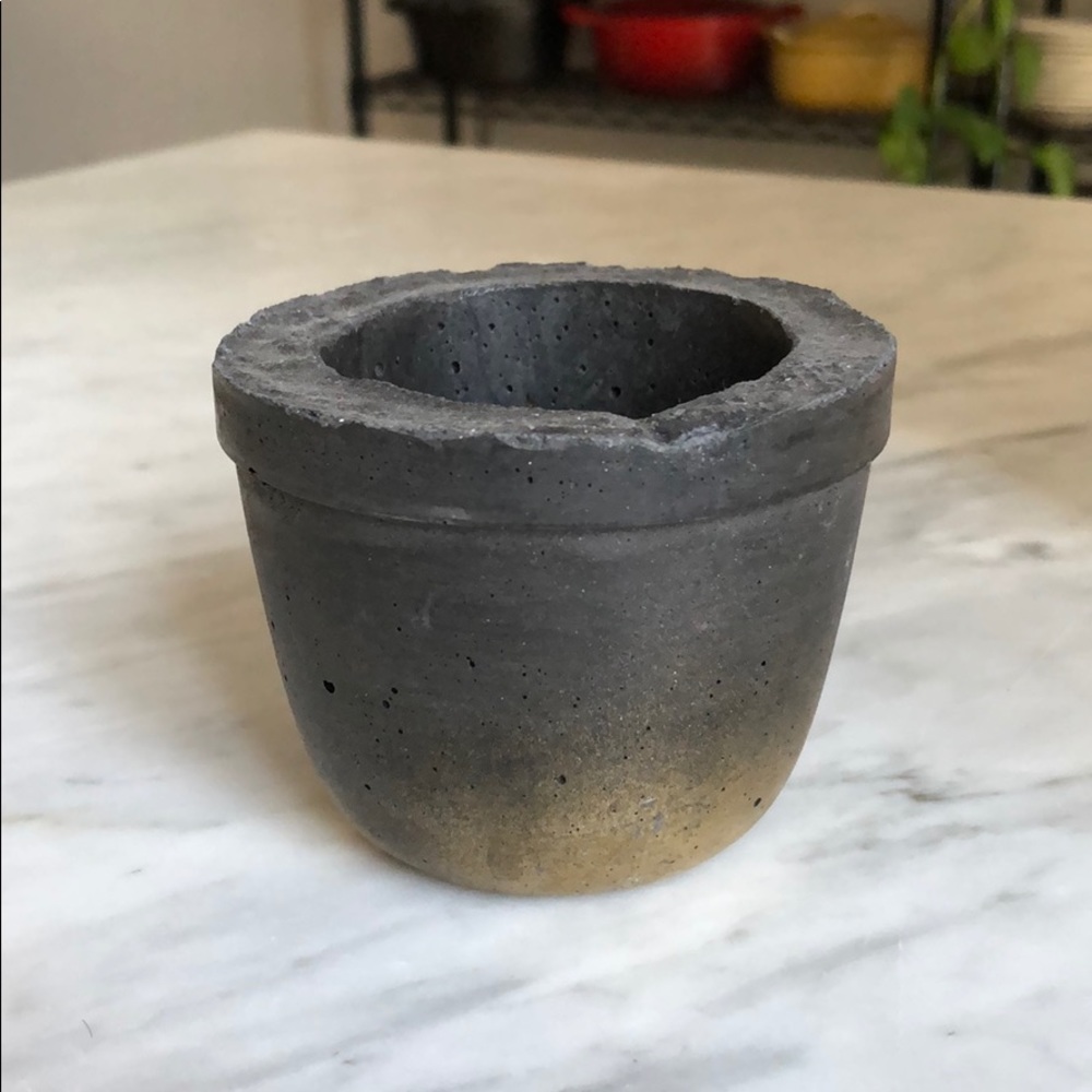 Raw Edge Concrete Planter